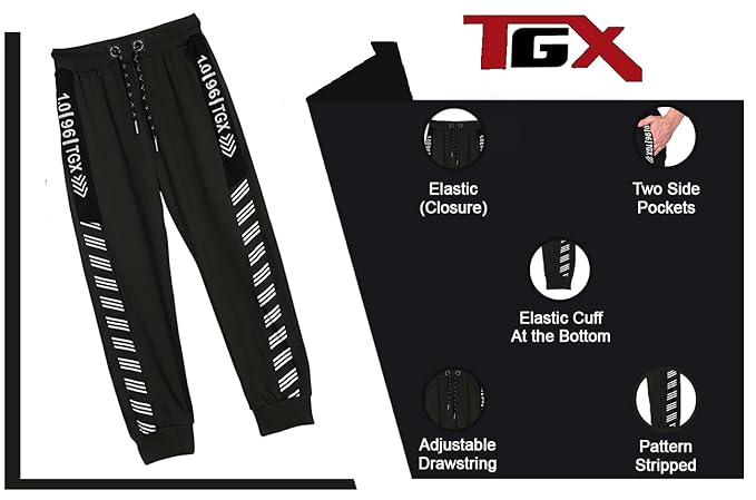 TOP GEAR Boy's Regular Fit Track Pants