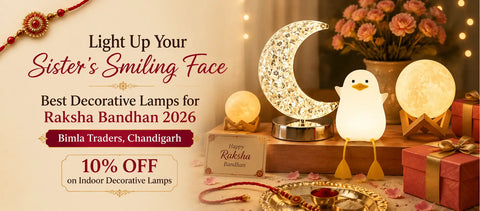 Light Up Your Sister’s Smiling Face with Best Decorative Lamps at Bimla Traders, Chandigarh for Raksha Bandhan 2026