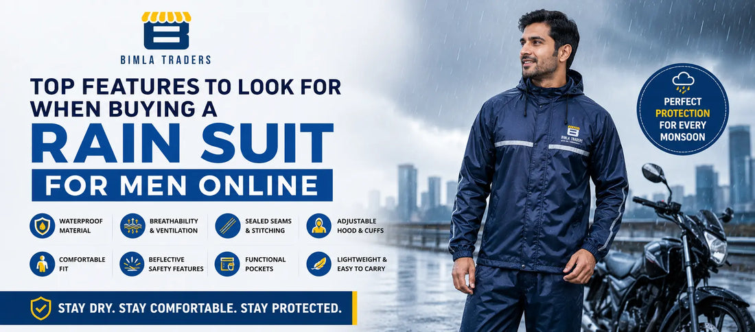 Top Features to Look for When Buying a Rain Suit for Men Online