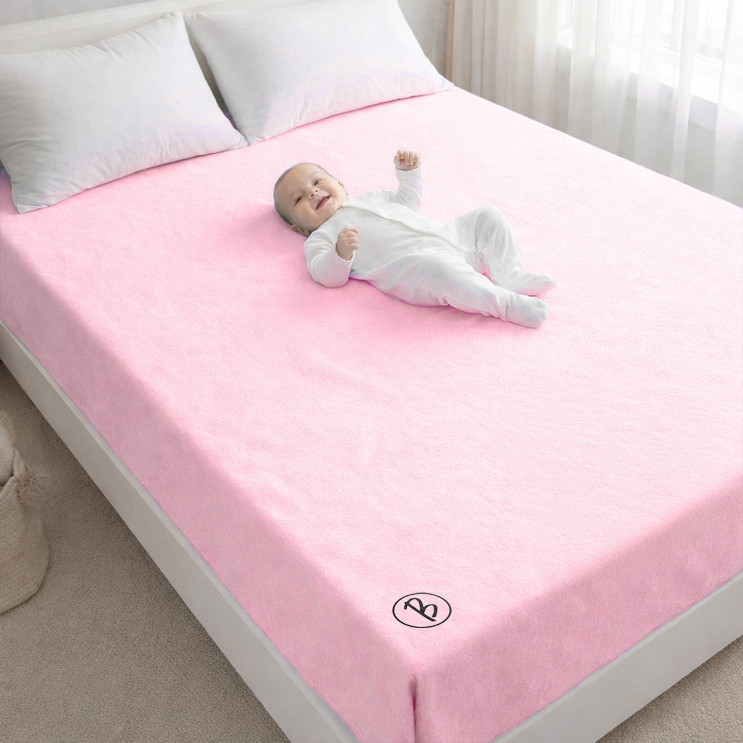Bimla Traders Baby Waterproof, Super Soft Fast Drying Mattress Protector (Pack of 1)