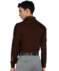 Bimla Traders Men's Solid Slim Fit Cotton Formal Full Sleeve Shirt