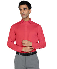 Bimla Traders Men's Solid Slim Fit Cotton Formal Full Sleeve Shirt