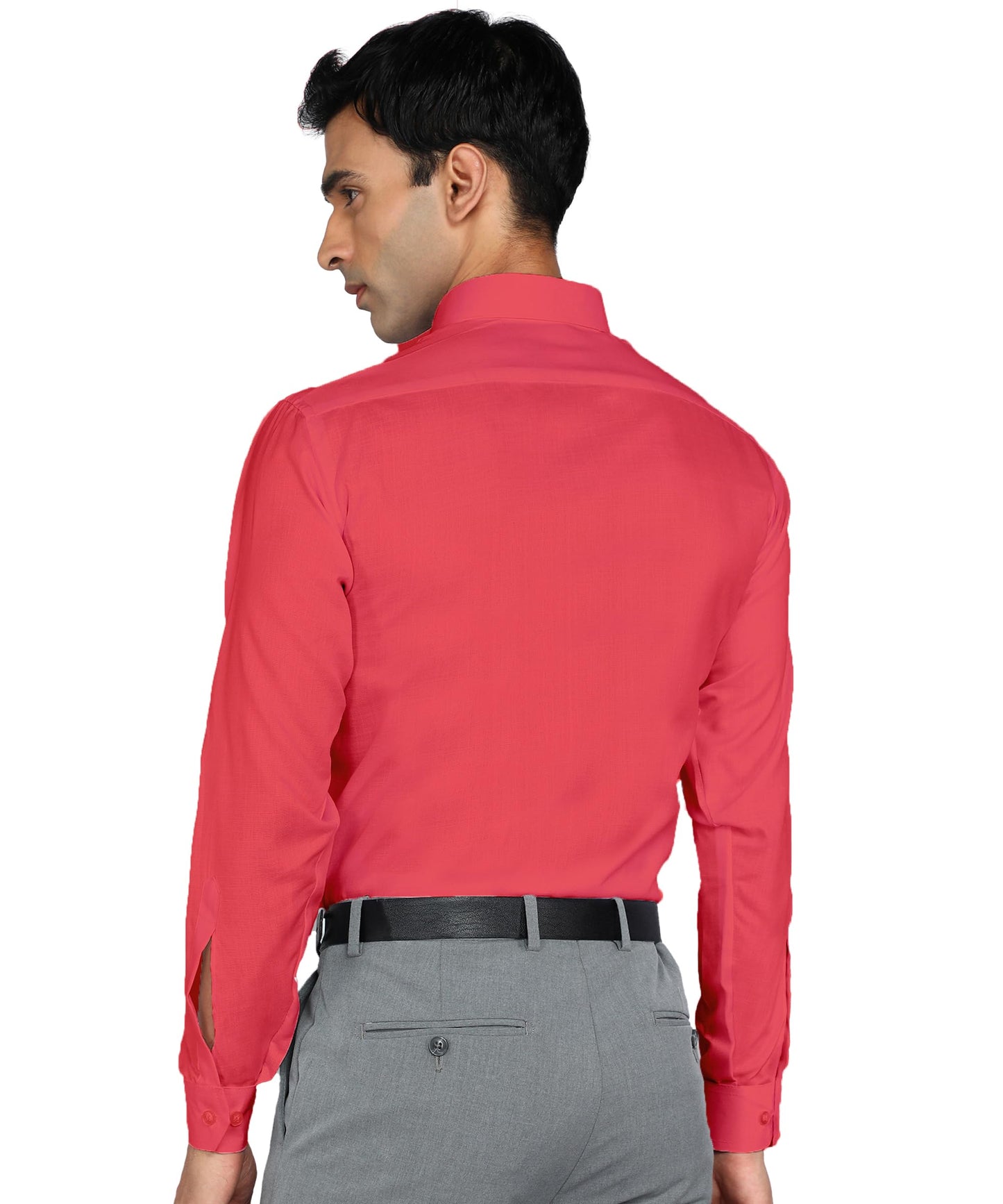 Bimla Traders Men's Solid Slim Fit Cotton Formal Full Sleeve Shirt