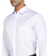 Bimla Traders Men's Solid Slim Fit Cotton Formal Full Sleeve Shirt