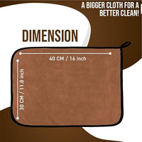 Bimla Traders Microfiber Cleaning Cloth, Highly Absorbent,Lint and Streak Free