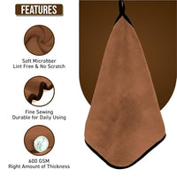 Bimla Traders Microfiber Cleaning Cloth, Highly Absorbent,Lint and Streak Free