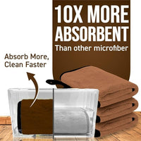 Bimla Traders Microfiber Cleaning Cloth, Highly Absorbent,Lint and Streak Free