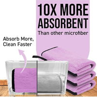 Bimla Traders Microfiber Cleaning Cloth, Highly Absorbent,Lint and Streak Free