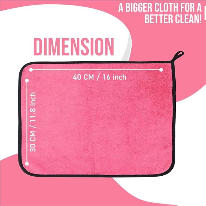 Bimla Traders Microfiber Cleaning Cloth, Highly Absorbent,Lint and Streak Free