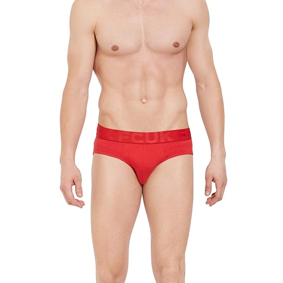 FCUK Men's Solid Brief