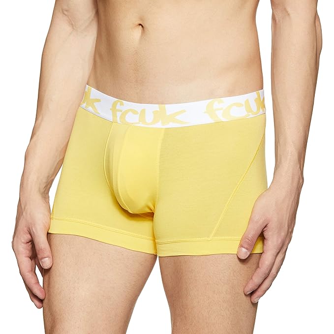 FCUK Mens Solid Trunks