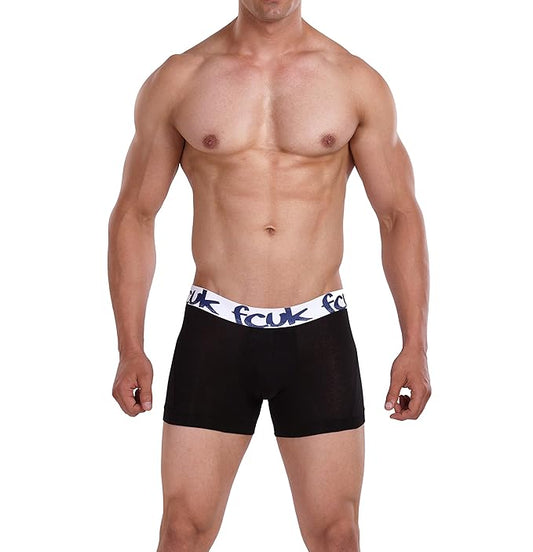 FCUK Mens Solid Trunks