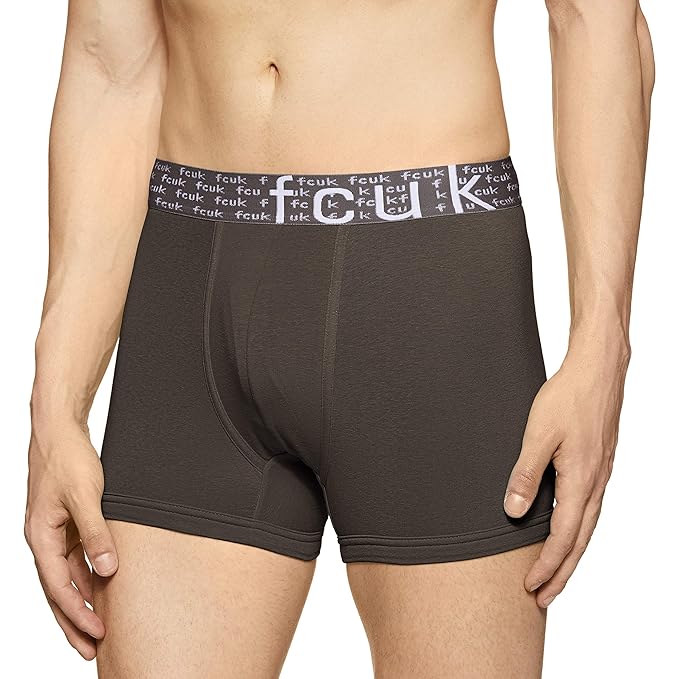 FCUK Mens Slub Trunks