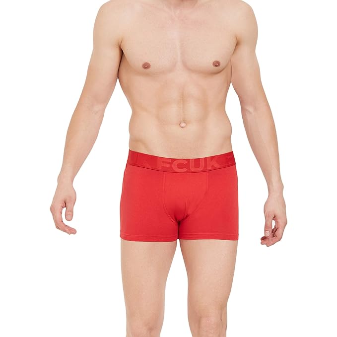 FCUK Men's Solid Trunks