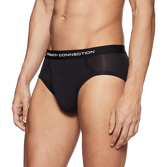 FCUK Mens Solid Briefs