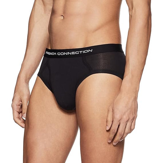 FCUK Mens Solid Briefs