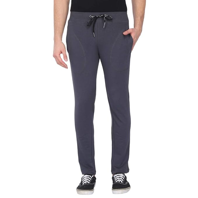 FCUK Mens 3 Pocket Solid Track Pants