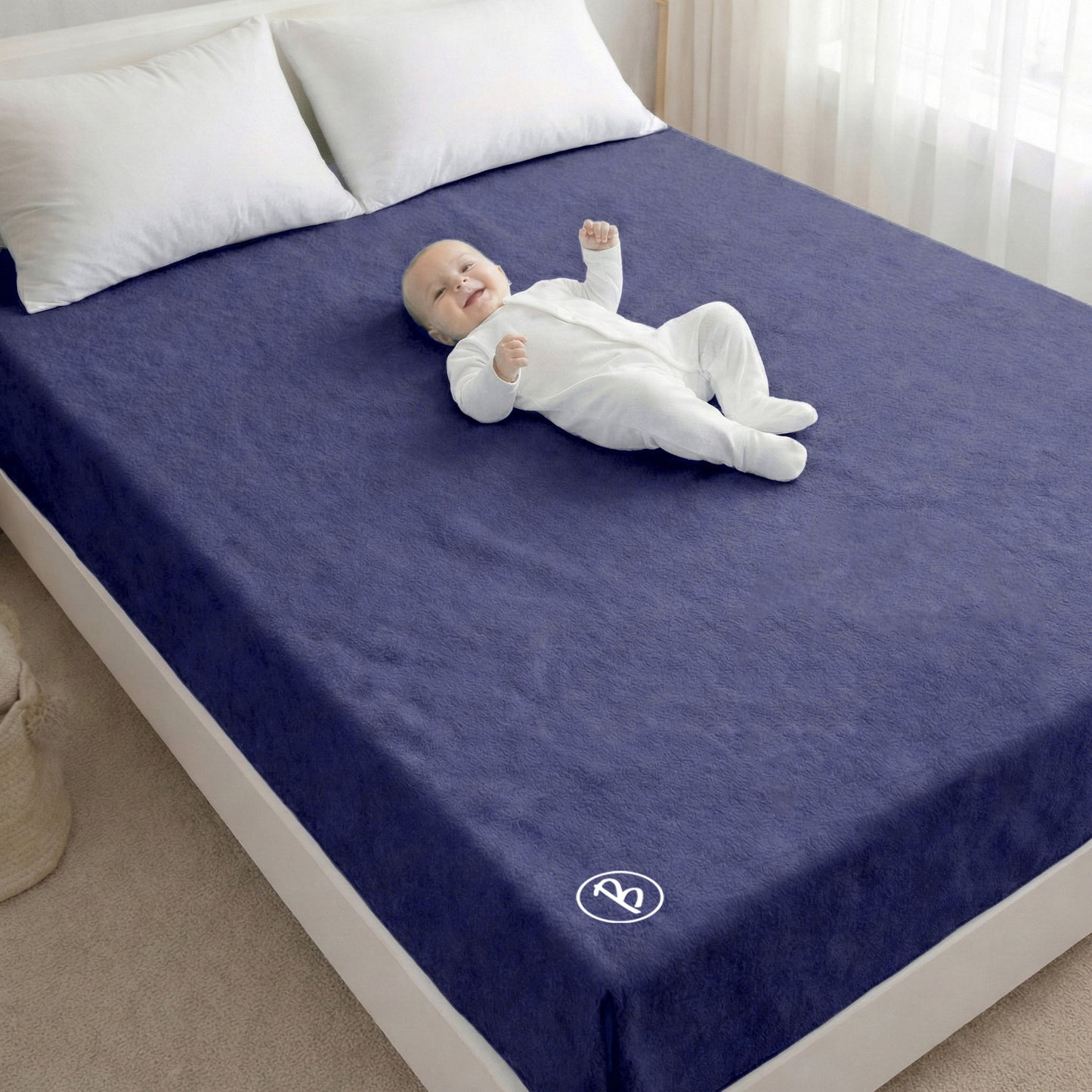 Bimla Traders Baby Waterproof, Super Soft Fast Drying Mattress Protector (Pack of 1)