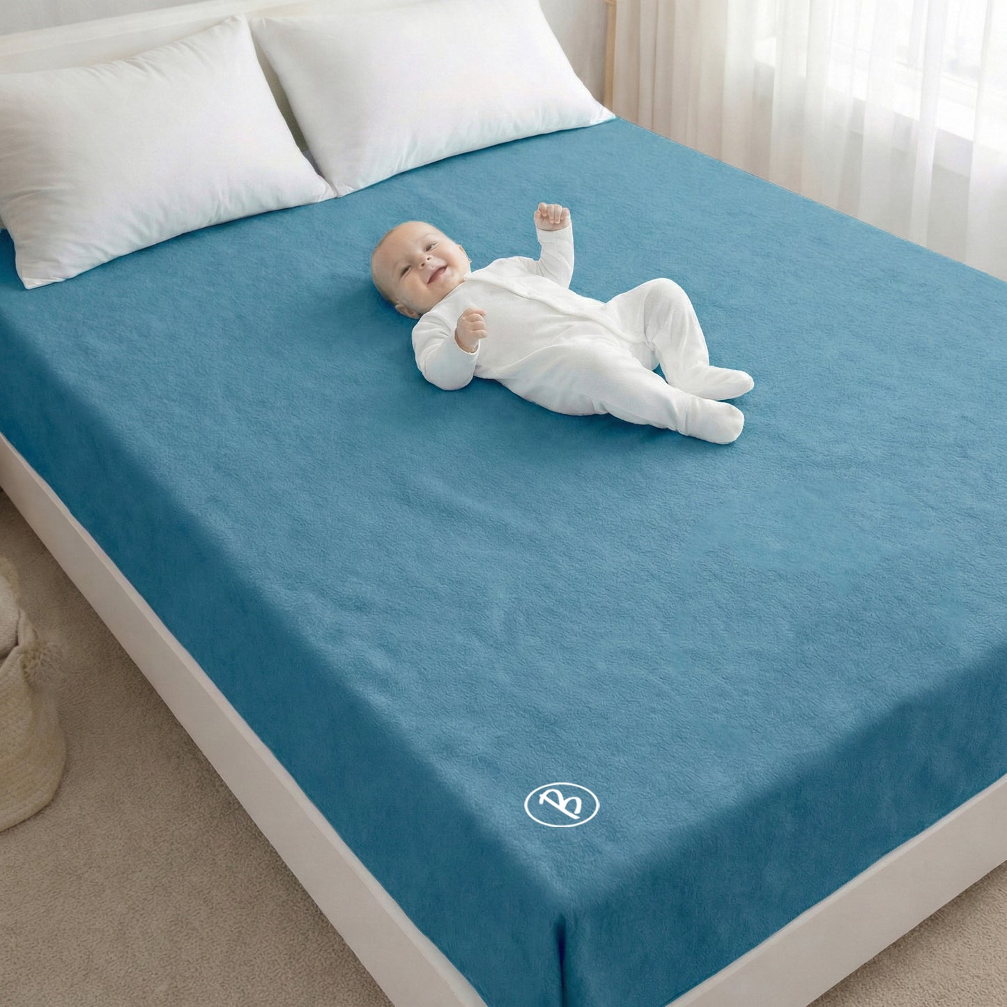 Bimla Traders Baby Waterproof, Super Soft Fast Drying Mattress Protector (Pack of 1)