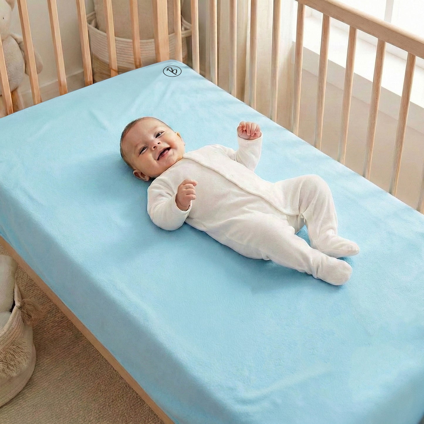 Bimla Traders Baby Waterproof, Super Soft Fast Drying Mattress Protector (Pack of 1)