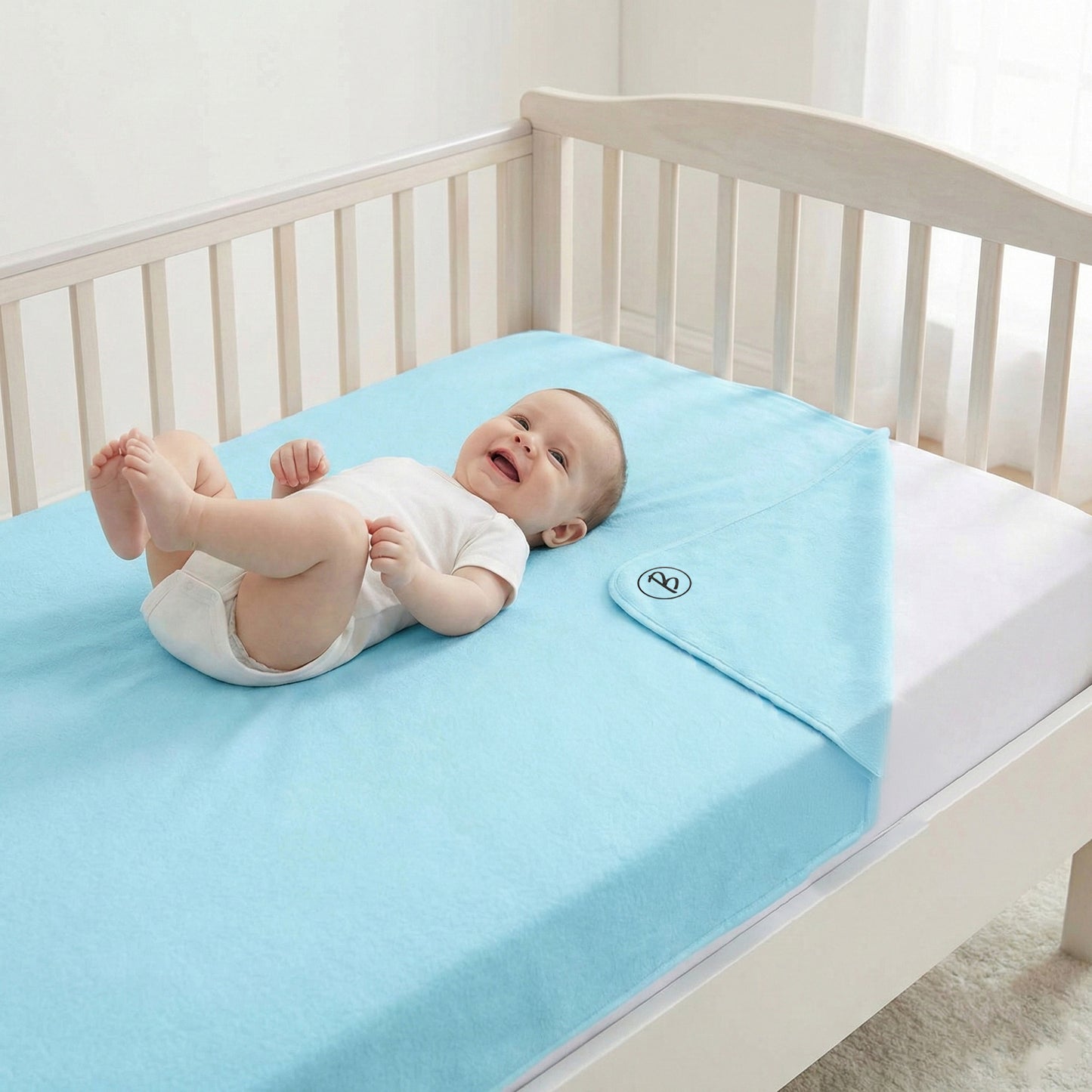 Bimla Traders Baby Waterproof, Super Soft Fast Drying Mattress Protector (Pack of 1)