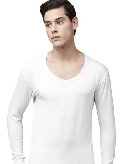 FCUK Men Solid Round Neck Full Sleeve Thermal Top