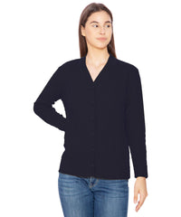 Btag Women Woolen V-Neck Winter Wear Pure Wool Sweater Cardigan | Pack of 1