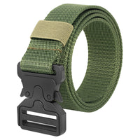 BTfash Men's Synthetic Belt Wide Nylon Military Style Tactical Canvas Waist Belt With Buckle