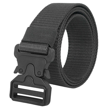 BTfash Men's Synthetic Belt Wide Nylon Military Style Tactical Canvas Waist Belt With Buckle