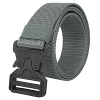 BTfash Men's Synthetic Belt Wide Nylon Military Style Tactical Canvas Waist Belt With Buckle