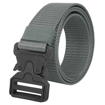 BTfash Men's Synthetic Belt Wide Nylon Military Style Tactical Canvas Waist Belt With Buckle