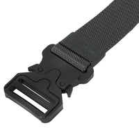 BTfash Men's Synthetic Belt Wide Nylon Military Style Tactical Canvas Waist Belt With Buckle