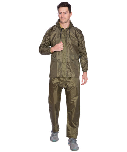 BTfash Men's Lightweight and Waterproof Hood Raincoat With pocket and bag | Solid | Comfortable | Modern