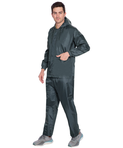 BTfash Men's Lightweight and Waterproof Hood Raincoat With pocket and bag | Solid | Comfortable | Modern