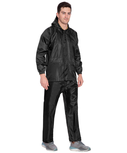 BTfash Men's Lightweight and Waterproof Hood Raincoat With pocket and bag | Solid | Comfortable | Modern