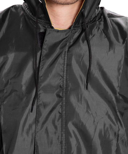 BTfash Men's Lightweight and Waterproof Hood Raincoat With pocket and bag | Solid | Comfortable | Modern