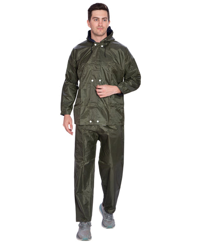 BTfash Men's Lightweight and Waterproof Hood Raincoat With pocket and bag | Solid | Comfortable | Modern