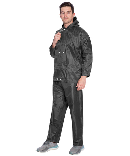BTfash Men's Lightweight and Waterproof Hood Raincoat With pocket and bag | Solid | Comfortable | Modern