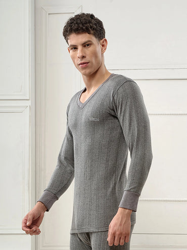 Lux Inferno Men's Round Neck Full Sleeve Cotton Thermal Top and Bottom Set