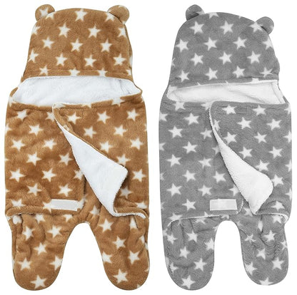 BTfash New Born Multi-Purpose Baby Boy's and Baby Girl's Blanket and Sleeping Bag (Pack of 2)