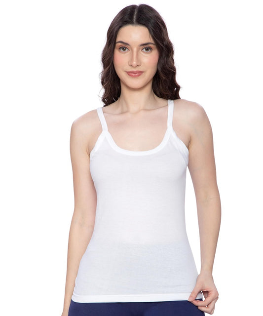 Lux Amore Women Regular Fit Sleeveless Cotton Slip - Pack of 1