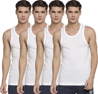 MacroMan M-Series Men's 100% Cotton Vest (Pack of 4)