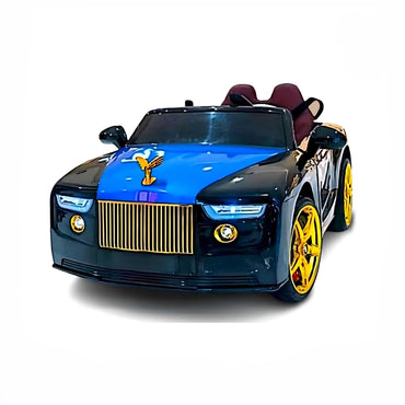 Btag Rechargeable Battery Operated Ride-On Luxury Car for Kids with Remote Control, 12V Battery Powered, Dual Control Mode, Swing Function, Led Lights, with Seat Belts.