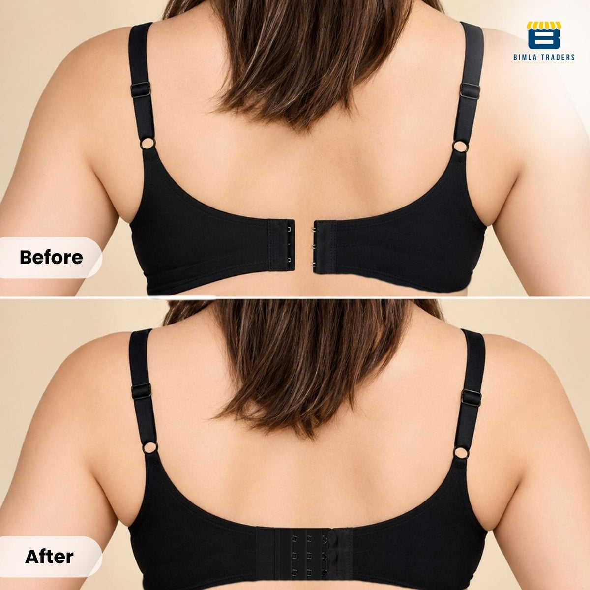 Bimla Traders Women's Bra Extenders, Pack of 6 | Soft Elastic Bra Extension Strap