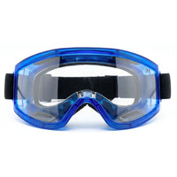 Btag Premium Adult Motocross Dirt Bike Racing, Cycling Goggles – Transparent Lens, Adjustable Strap with Extra Back Padding for Comfort. Pack of 1