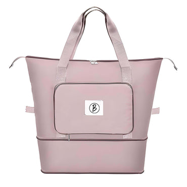 BTfash Waterproof Foldable Travel Bag for Women | 41 Liters Capacity | Shoulder Bags | Hand Bag for Ladies Personal Items Expandable Travel Bag, Carry Weekender Luggage for Travelling
