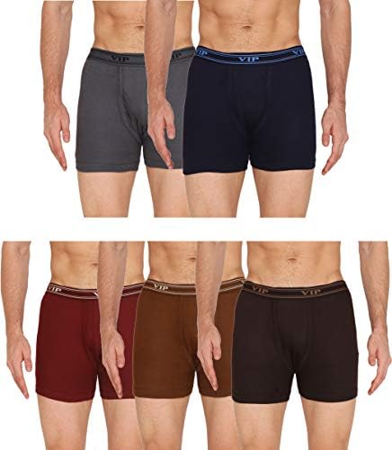 VIP Men's Cotton Solids Trunks. Pack of 1 (ULTIMA_PLAIN)