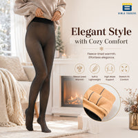Bimla Traders Women Winter Fur Leggings | Mild Winter Thermal Leggings for 10-18°C | Soft Fleece-Lined Stretch Winter Wear Bottoms