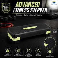Btag Advanced Fitness Stepper for Aerobics & Cardio Training | Durable Polypropylene Construction | High Load Capacity 200 kg