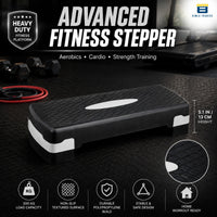 Btag Advanced Fitness Stepper for Aerobics & Cardio Training | Durable Polypropylene Construction | High Load Capacity 200 kg